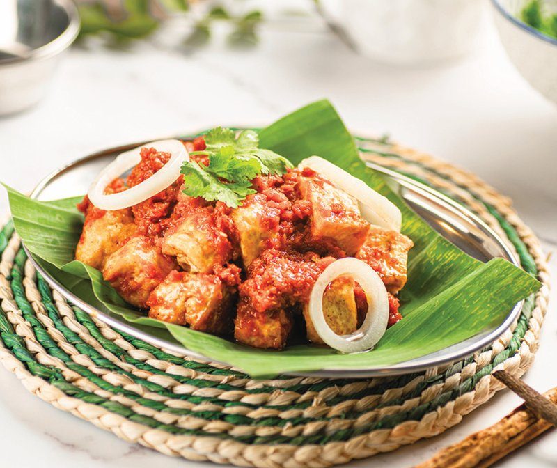 Spicy Tofu Tempeh Sambal